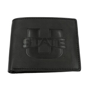 U-State Bi-Fold Leather Wallet Black
